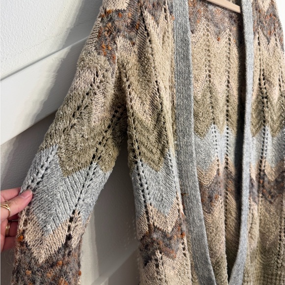 Anthropologie Multicolor Chevron Cardigan - Picture 3 of 3
